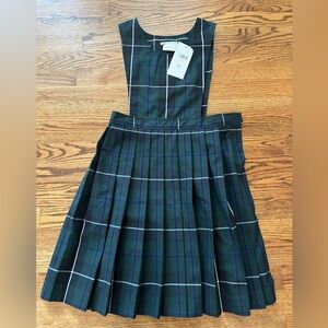 NWT Dennis Uniform Columbia plaid size 10 jumper